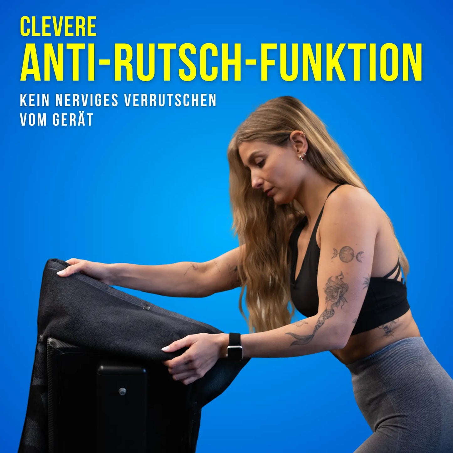 EVRDRY! - Fitness Handtuch / Sporthandtuch - 100% Baumwolle (125 x 50 cm) - VARRATON